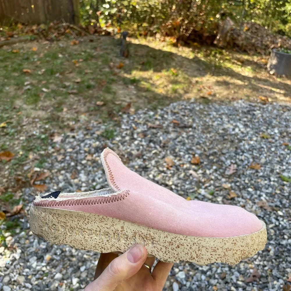 Asportguesas By Fly London Pink Slip On Mules Size 40 9-9.5 - Picture 10 of 12